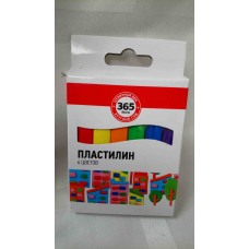 Пластилин "365 дней" 6 цветов