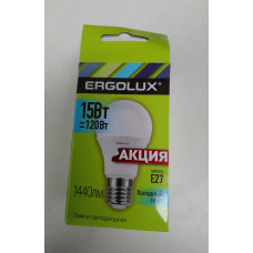Лампа светодиодная "Ergolux" е27 15 вт