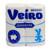 Бумага туалетная "Veiro" Домашняя (4 рул. 2 слоя)