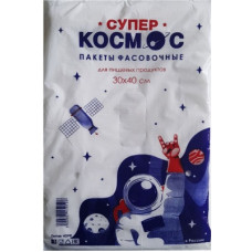 Пакеты фасовочные в пластах 30*40см.(10мкм, ПНД, 500шт.) Супер Космос